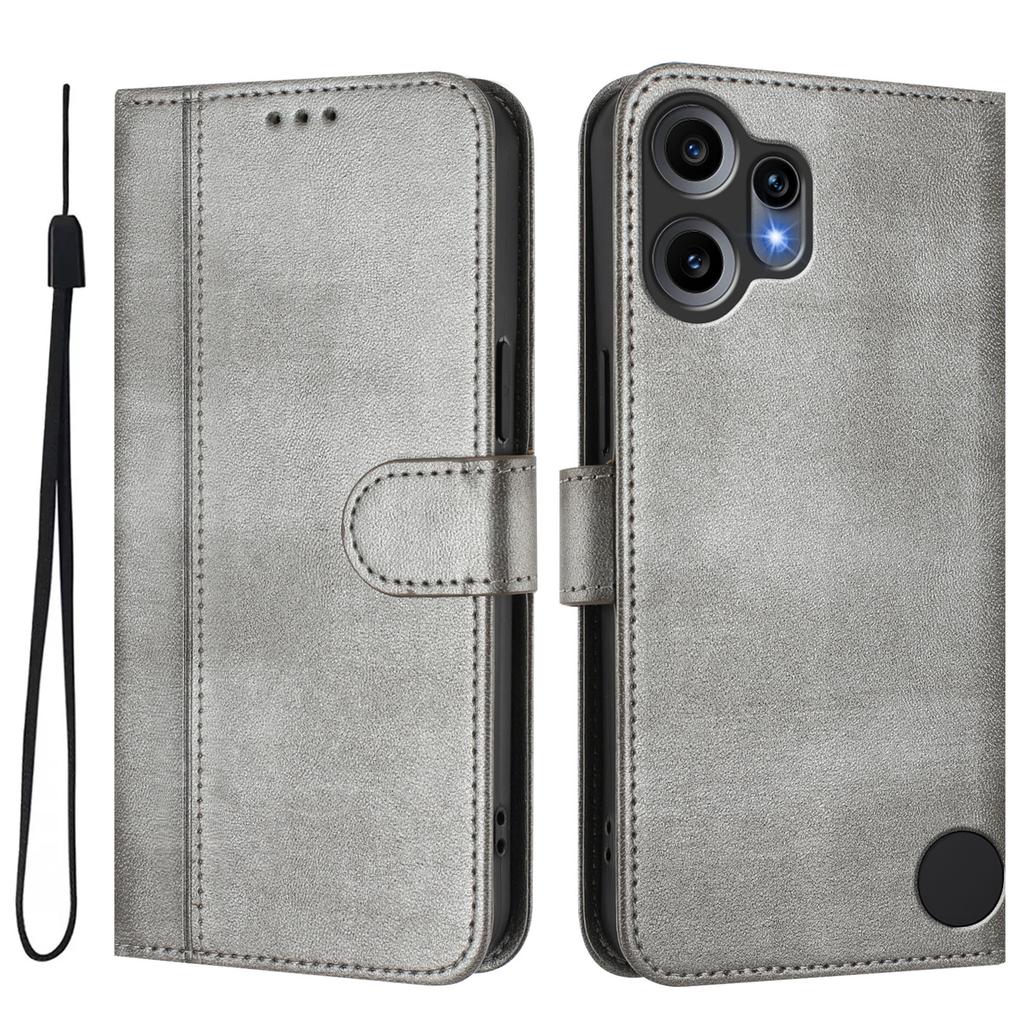 For Nothing CMF Phone 2 Pro Cases Wallet Stand Retro Texture Leather Phone Cover with Lanyard