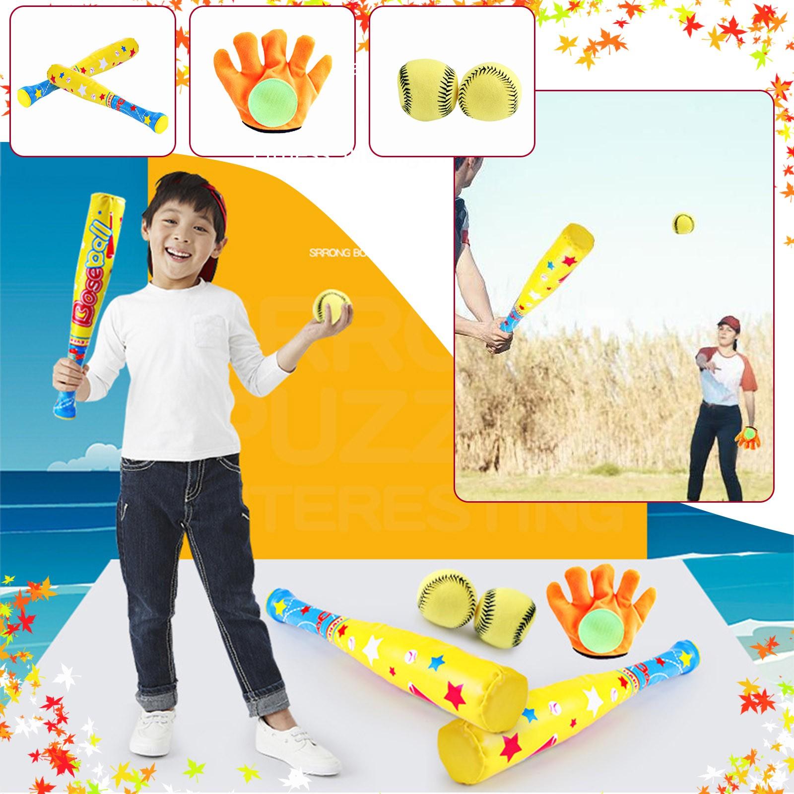 

Children s Baseball Toy Set Soft Safety Sports Baseball Kindergarten Sports Activities Supplies One Size