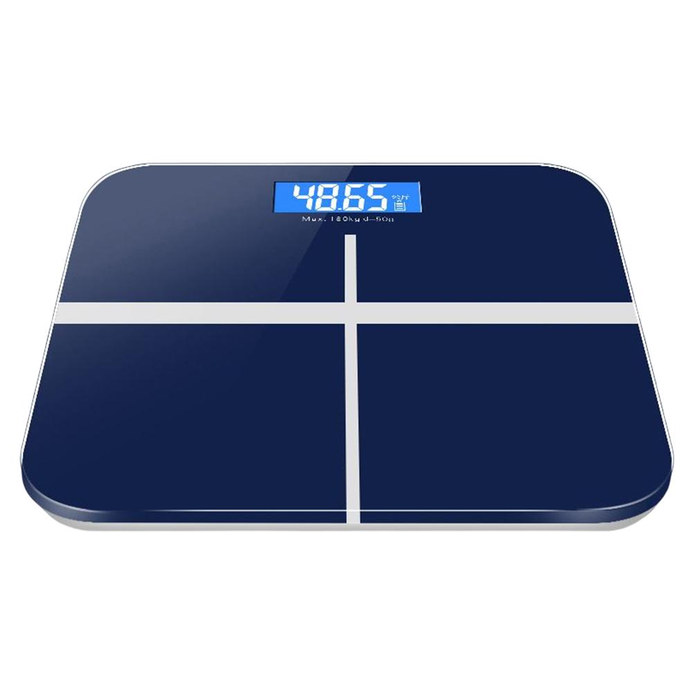 

Электронные весы для похудения с HD-дисплеем и зарядкой через USB. Точное весовое устройство для домашнего и офисного использования. синий