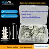 Nylon Expansion Anchor with Self-Tapping Screw and Wall Plug