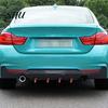 Car Body Spoiler 4Pcs Spoilers Easy Installation Fine Workmanship Eco-friendly Anti-deform Anti-scratch Decorate PP Material Universal Triangle Bumper