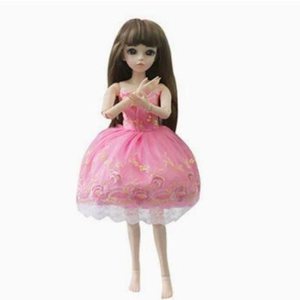 Fashion Lace Dresses Handmade Elegant Princess New Wedding Dresses for 1/3 Bjd 60cm Dolls