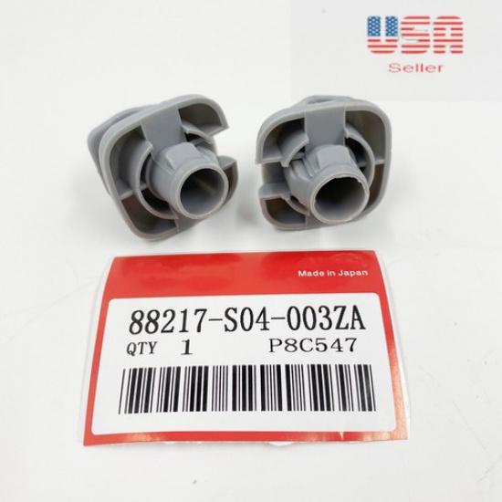 FOR Honda ACURA 1997-2008 SUNVISOR CLIP NH220L CLEAR GRAY 88217-S04-003ZA *2