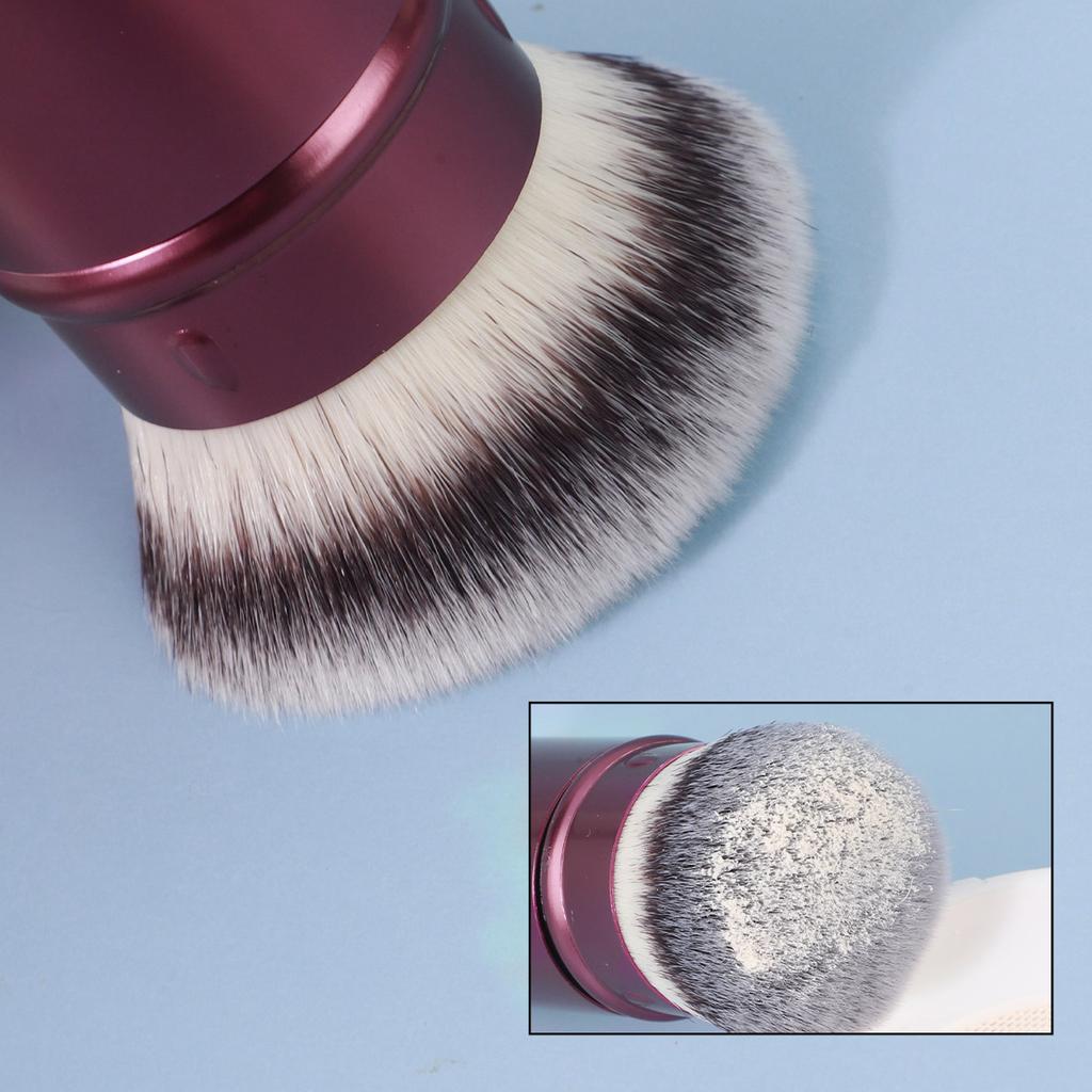 Retractable Kabuki Foundation Brush Travel Portable Multifunctional Makeup Brush For Liquid, Cream And Flawless Powder Cosmetics
