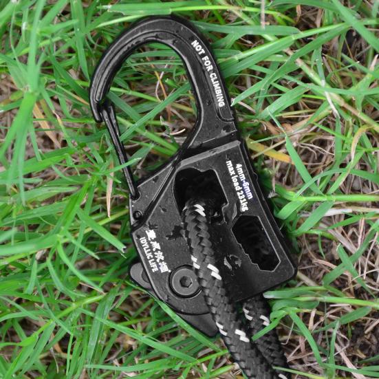Tent Rope Tensioner Core Lanyard Adjuster Compact Size Portable Universal Auto Tent Rope Adjuster Outdoor Equipment Tool
