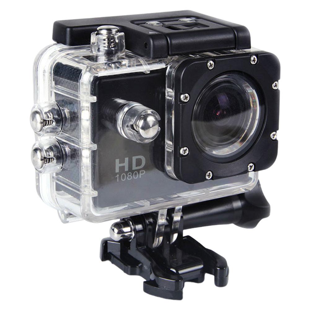 Unterwasserkamera HD 1080P 2,0-Zoll-Bildschirm Unterwasser-Sport-Camcorder Wasserdicht 140 ° Weitwinkel DV-Action-Camcorder