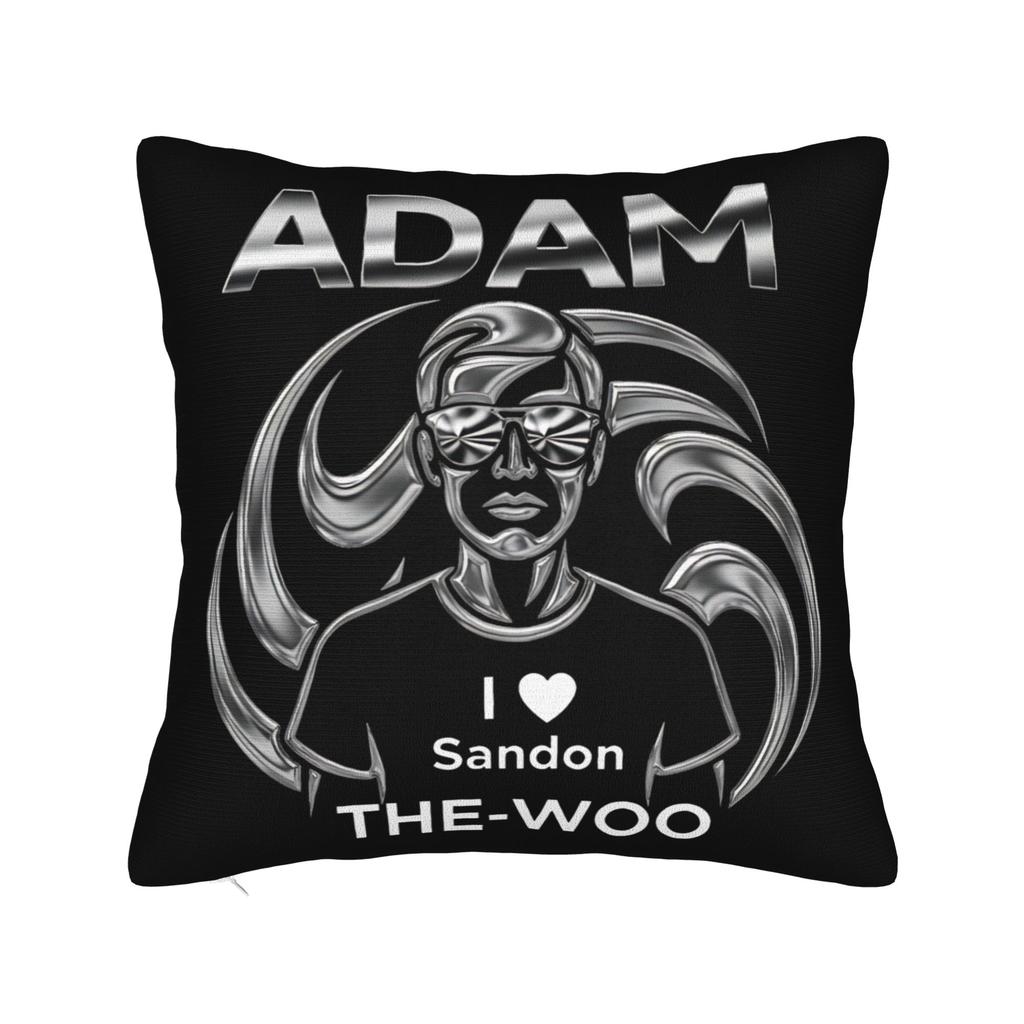 Woondecoraties Adam The Woo Herinnering 1974-2025 Ga Ergens Anders Heen om Het te Doen Kussenslopen Merchandise Kussenhoes Rits Meerdere Maten