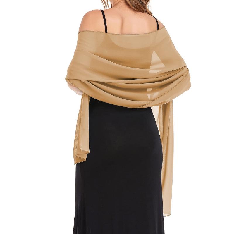 Women's Chiffon Evening Shawl and Wrap for Weddings and Bridesmaids