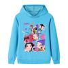 B1218 Kids Boys Girls Kpop Rumi Zoey Mira Print Long Sleeves Hoodie
