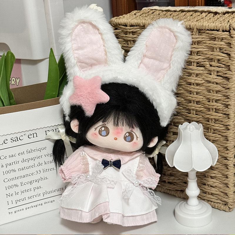 20cm Cotton Girl Doll Dress - Cute Chubby Body Outfit In Stock