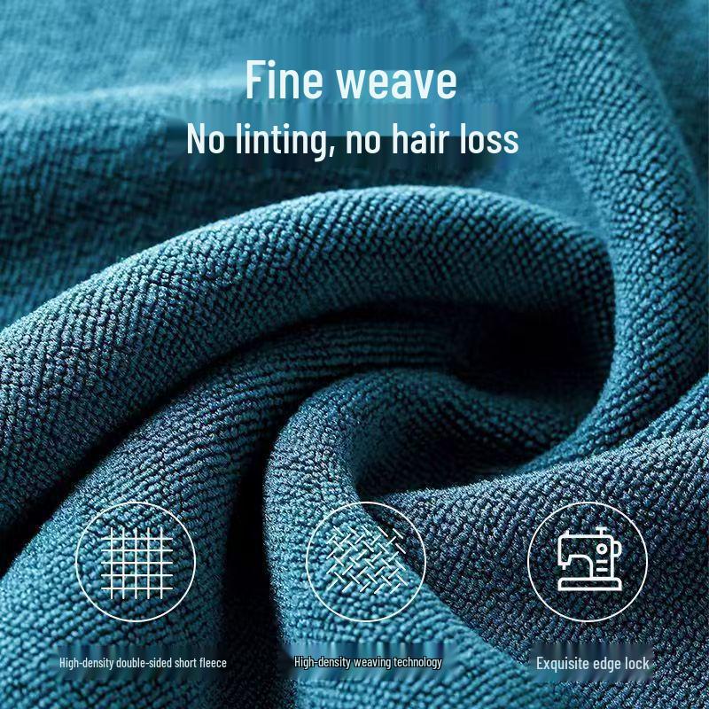 Non-Shedding Car Wash Towel: High-Absorption Wiping Cloth for Interior and Glass Cleaning