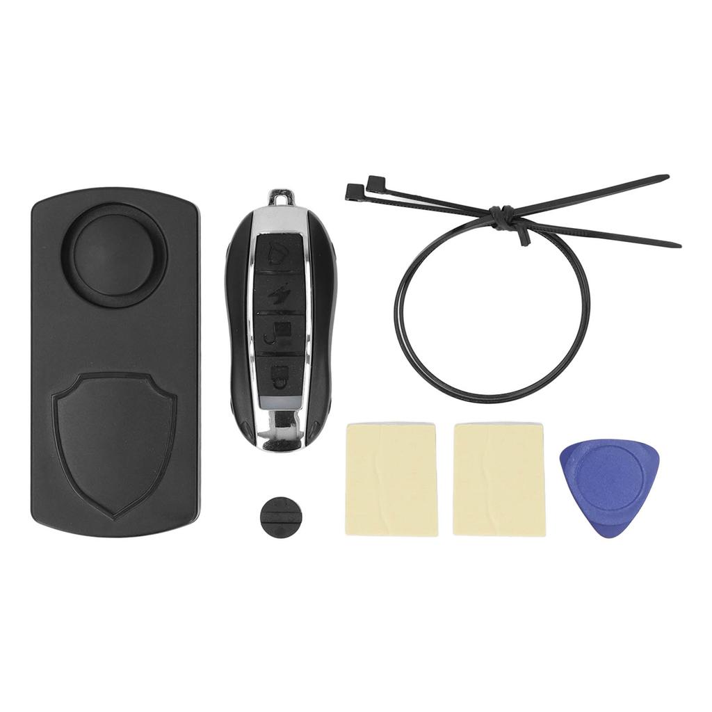 115dB Motorcycle Security Alarm Anti Theft Vibration Motion Sensor 3 Bell Sound Waterproof for Bike