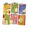 6Pcs/set Cute Dragon Red Packet Cartoon Cartoon Red Bags 3D Print Red Envelope  Celebration Party
