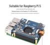 Placa de Expansión Raspberry Pi 5 con PCIe a SSD NVMe M.2, Alimentación PoE, Ethernet y Ventilador de Refrigeración
