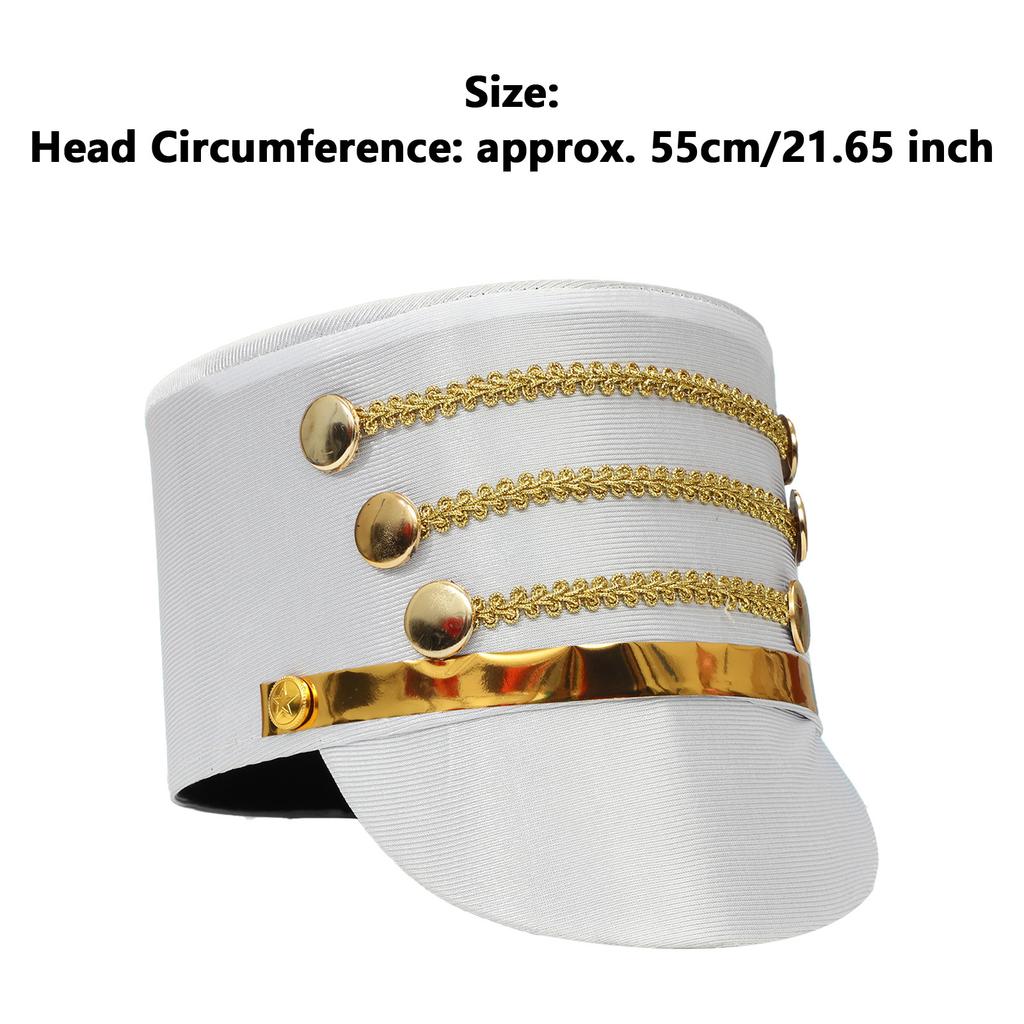 Militärische königliche Soldatenkappe, Tambourmajor-Meisterhut, Blaskapellenhut, Halloween-Auftrittskostüm, Accessoire-Hut – Nussknacker