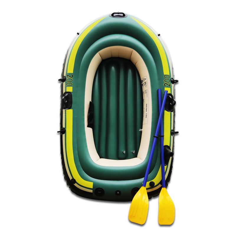 Bateau gonflable en PVC pour 2 personnes: Bateau de Pêche et Rafting de Loisir