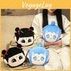 Movie Zha Ne 2 Ao Bing Ne Zha Singleshoulder Bag Bun Hair Keychain Backpack