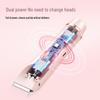 Double-Head Electric Epilator - Women's Intimate Shaver for Pubic Hair Removal