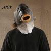 Einzigartiges Streichgeschenk für Erwachsene, Lustige Fischkopfmaske, Realistisches Latex-Karpfen-Cosplay-Requisit, Tierische elastische Vollgesichtsmaske für Party-Streich, Halloween oder