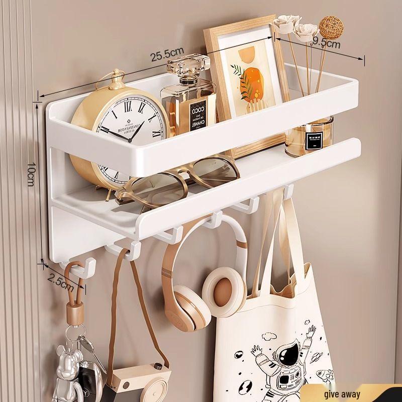 Handun Magnetic Entryway Storage Rack with Hooks