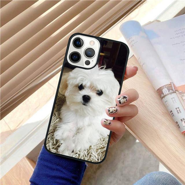 Maltese Dog Puppy Cute Coque Shell For iPhone 17 Air 15 16 Pro Max 14 13 12 11 Pro Max Plus Phone Case Cover
