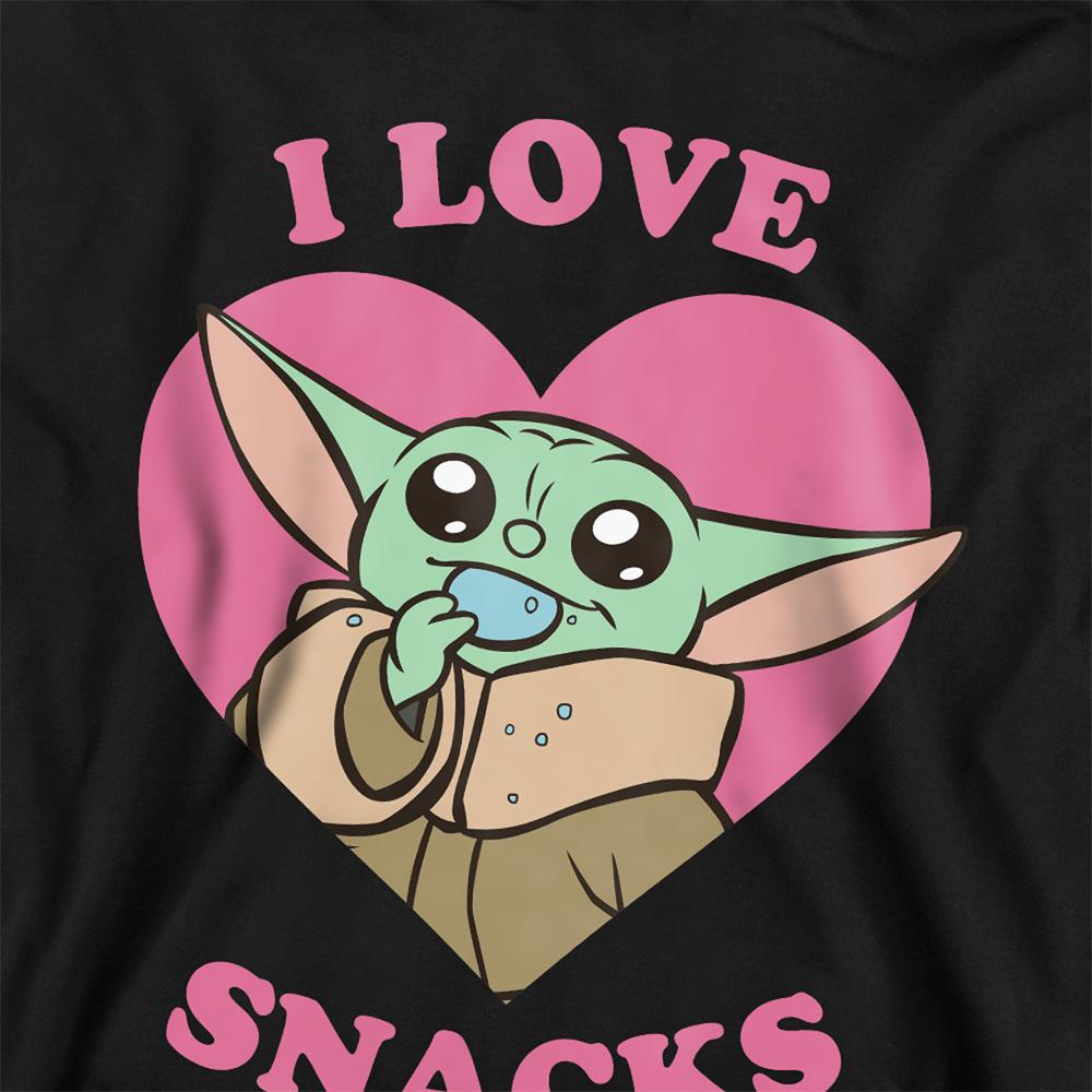 Star Wars The Mandalorian Childrens/Kids I Love Snacks Grogu Hoodie