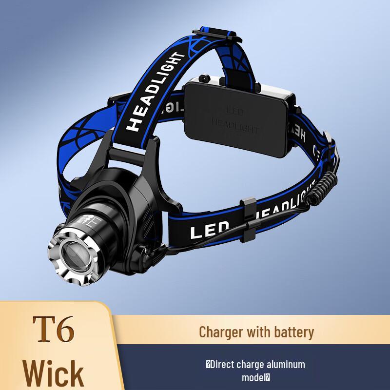 UOSU V9T6 Rechargeable Outdoor Fishing Headlamp