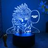3D Anime Lamp Jujutsu Kaisen Led Night Light RGB Table Lamps Satoru Gojo Action Figure Kids Bedroom Desk Home Decor Friend Gifts
