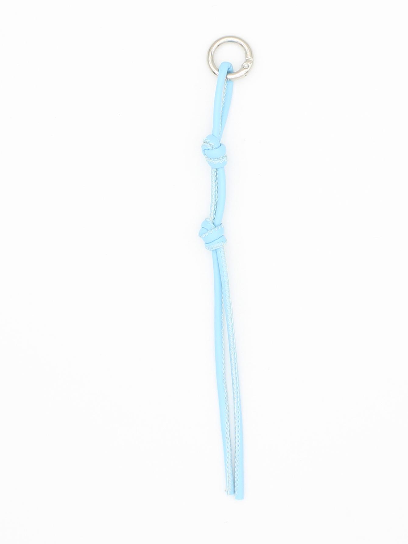 3mm Leather Cord Keychain & Bag Charm: Handwoven Pendant & Lanyard Accessory