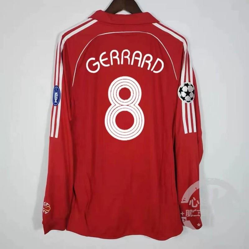 Retro Long Sleeve Soccer Jersey Vintage Football Shirt Men Women Adult Fan Wear Classic Player Style