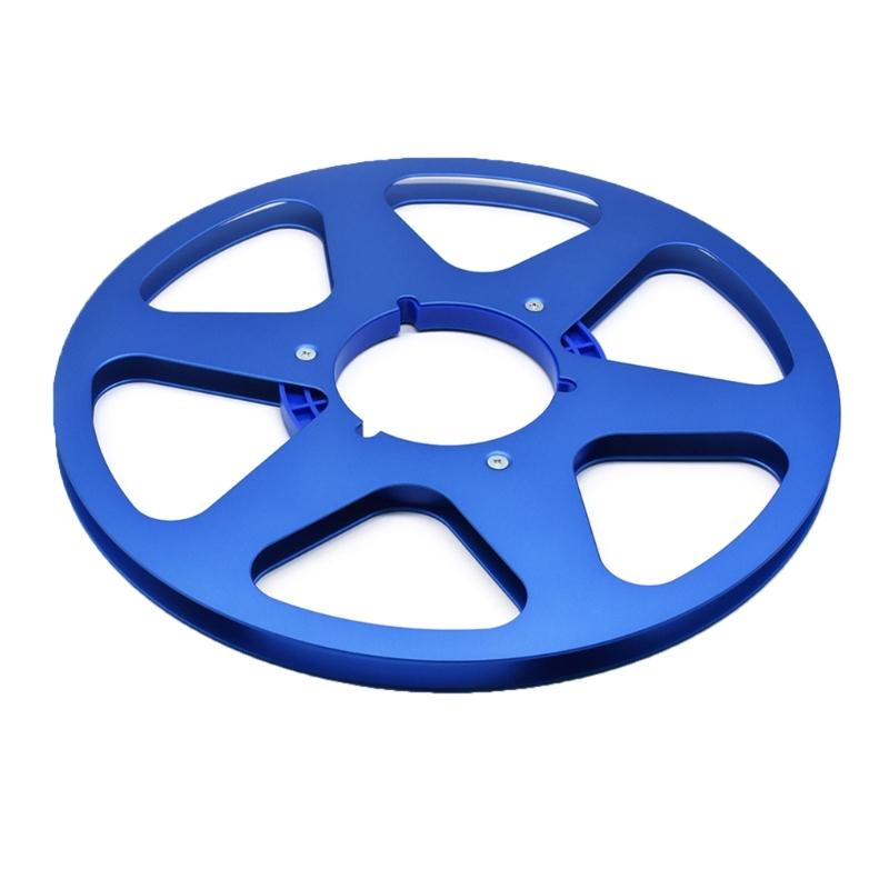 Lightweight Metal Reel 6 Hole Design 10.5Inch Empty Recording Tape Nab Hub Disk Aluminum Accessory