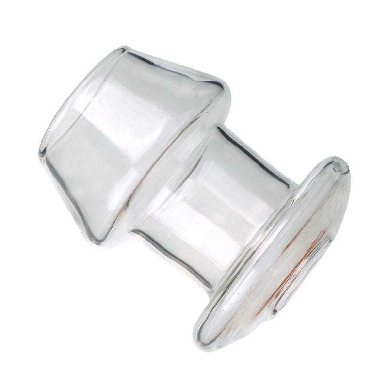 VaHppy Skleněná trubice pro nahlédnutí do vagíny duté sklenice na víno Průhledné Dva konce vedou k S/M/L SM BDSM Sexuální hračky Produkty pro dospělé