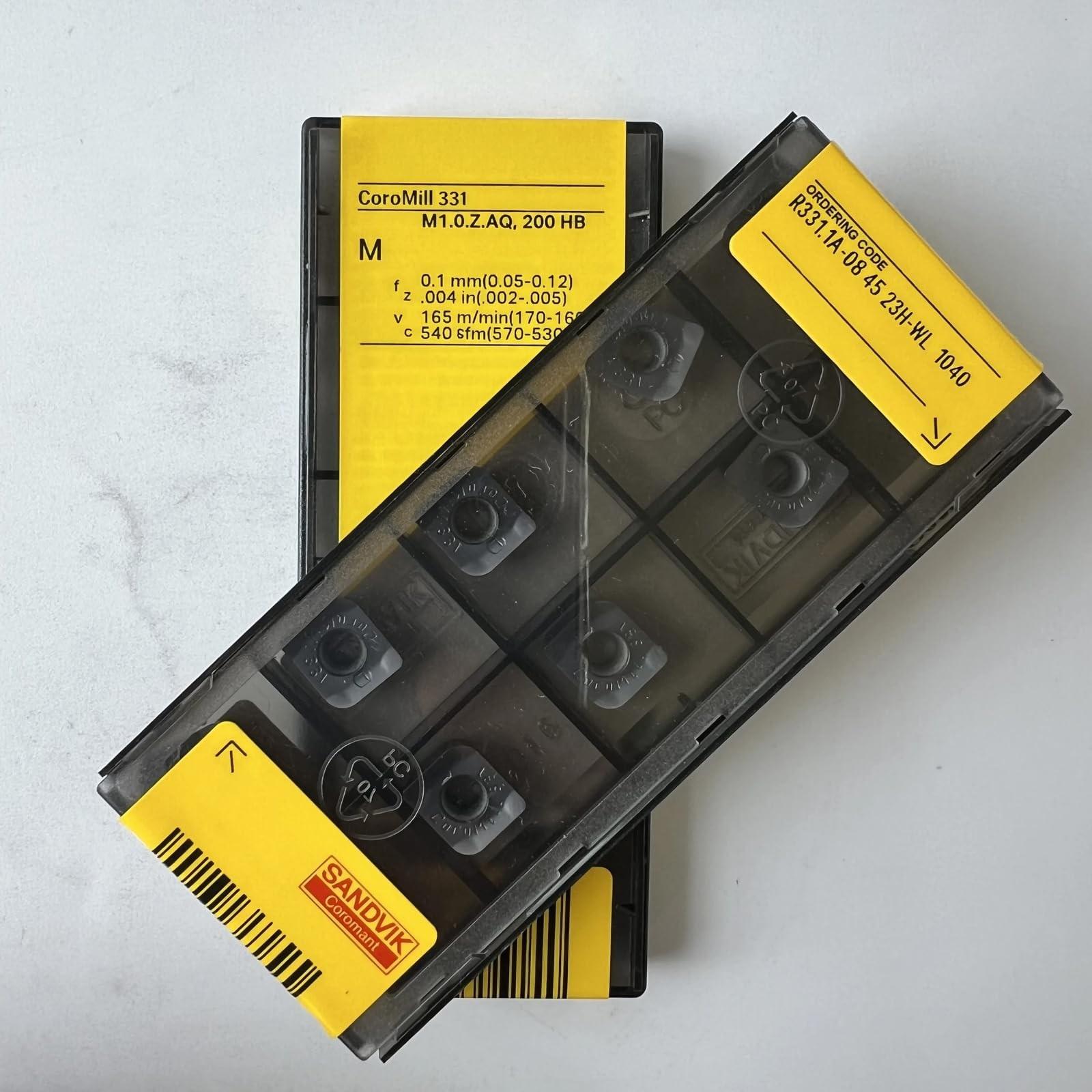 

Original Sandvik / R331.1A-084523H-WL 1040 / CNC lathe carbide blade 10 Pcs