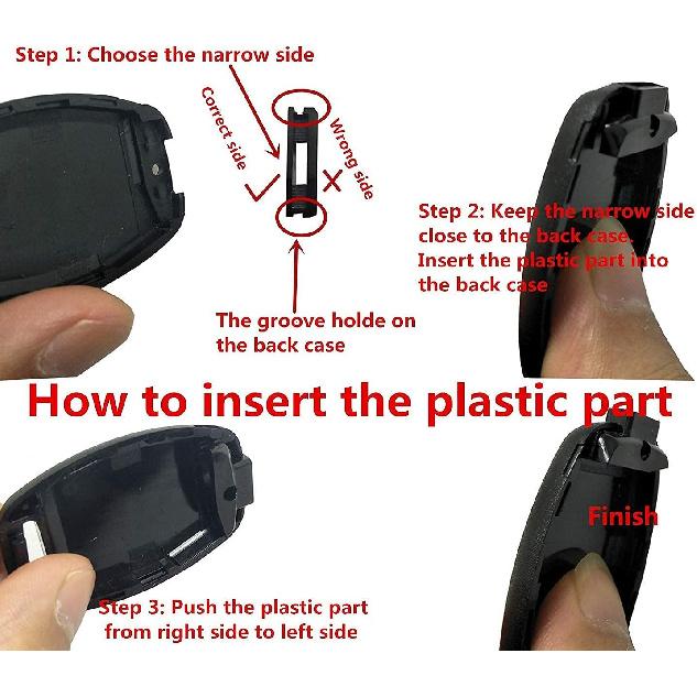 3+1 Buttons Replacement Key Fob Cover Case fit for Honda 2003-2012 Accord 2006-2013 Civic EX 2009-2015 Pilot 2005-2006 CR-V Ridgeline Odyssey Keyless