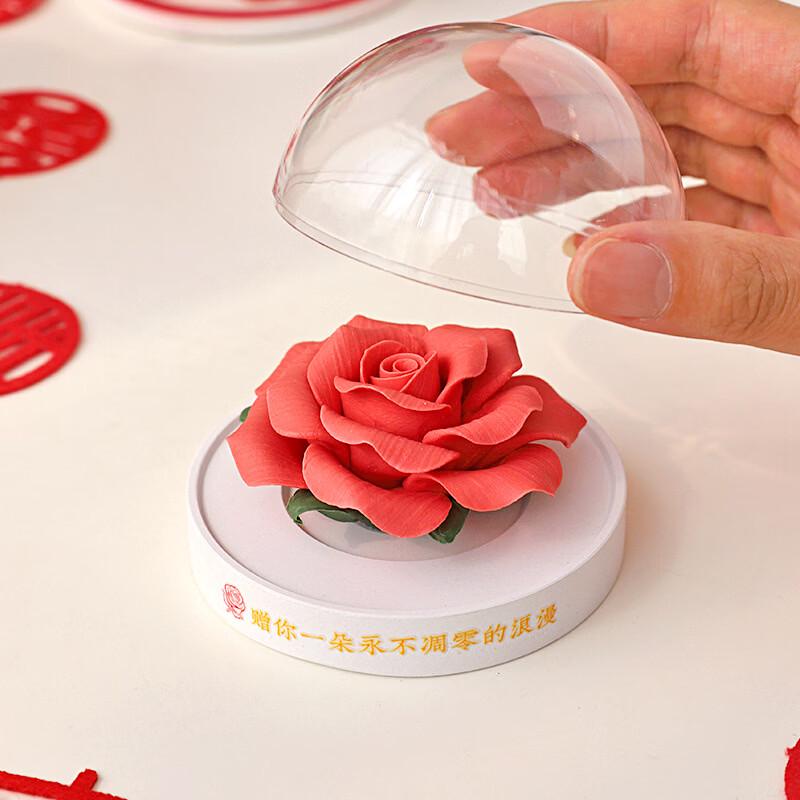 Elegant Ceramic Eternal Flower Wedding Tea Set