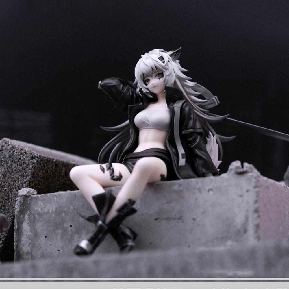 14CM Anime Arknights Game Lappland Figure Noodle Stopper Figure Animation Model Toys Gifts Collection Decoration Ornaments PVC