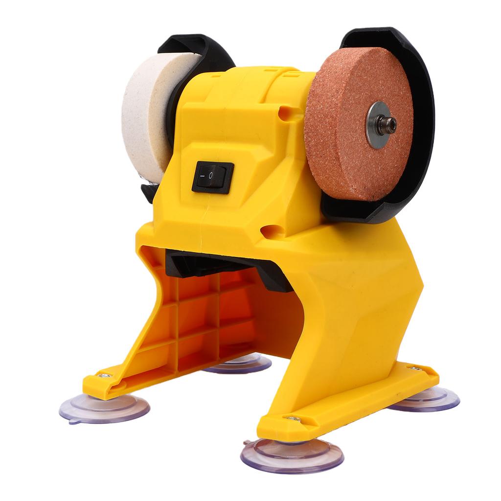 Mini Bench Grinder Fit for DCB206 Battery Cordless Small Sanding Grinding Polishing Machine with 4 Suction Cups