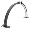 Half Moon Desk Lamp 27 Inch 40W 3000 to 6000K Dimmable Half Moon Nail Light with LED Clock Display for Lash Extension Skincare