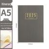 2025 A5 Thickened English Daily Planner Agenda Calendar Book