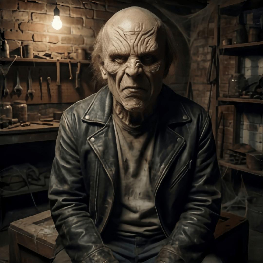 

Halloween Latex Fierce Old Man Mask cos Popular headgear for adults, can be labeled x35029