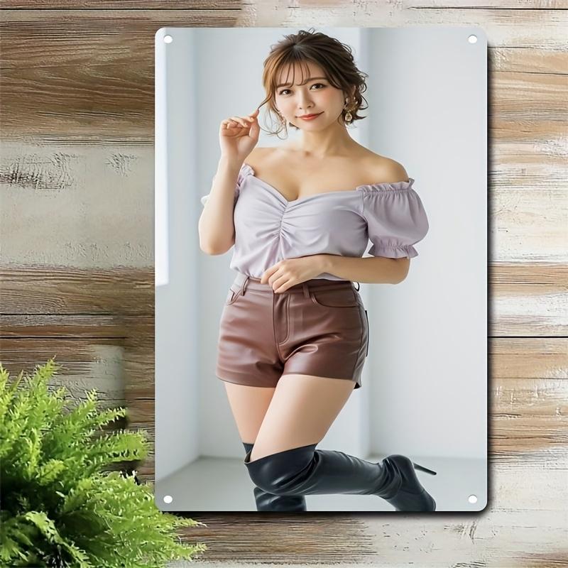 Vintage Metal Tin Sign Wall Art Retro Decor