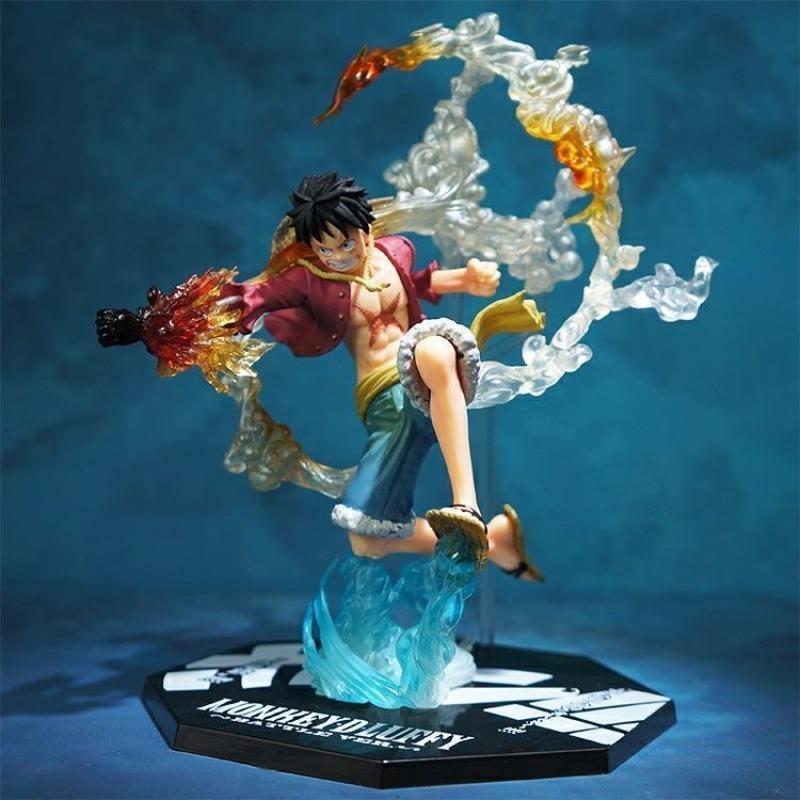 

One Piece Monkey· D·Luffy Roronoa Zoro Portgas· D· Ace movie peripheral cartoon model toy boy birthday gift table ornaments