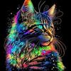 Full 5D DIY Diamond Painting Painted Cat Diamond Embroidery Full Cross Stitch Home Decoration Handmade Gift