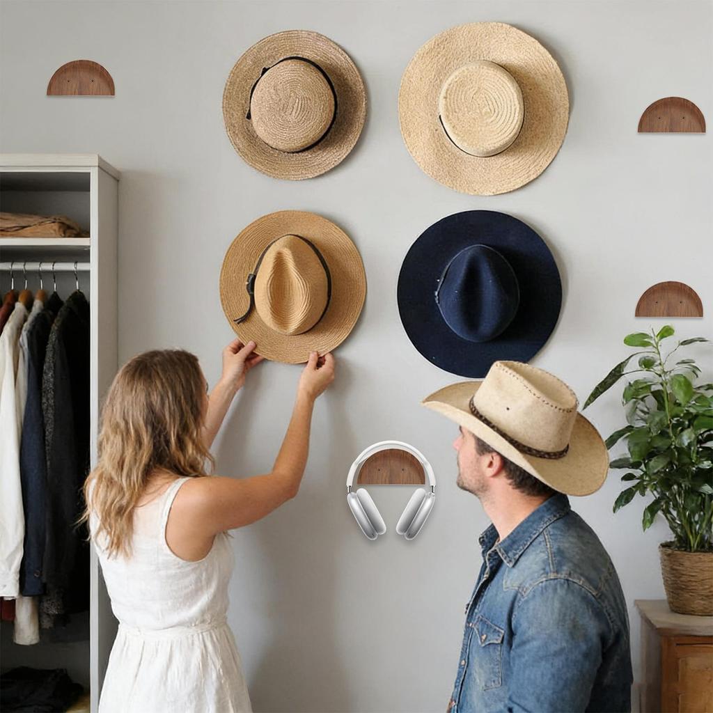 Cowboyhattställ Kepsförvaring Organizer Väggmonterad Hattställ Organizer För Hem Entré Sovrum Garderob Garageport Dörröppning Husbil