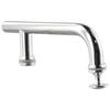 Shower Door Handle Bar 145mm Hole Sliding Glass Door Handle Bathroom Shower Stainless Steel Chrome F-shaped Bar Home Hardware
