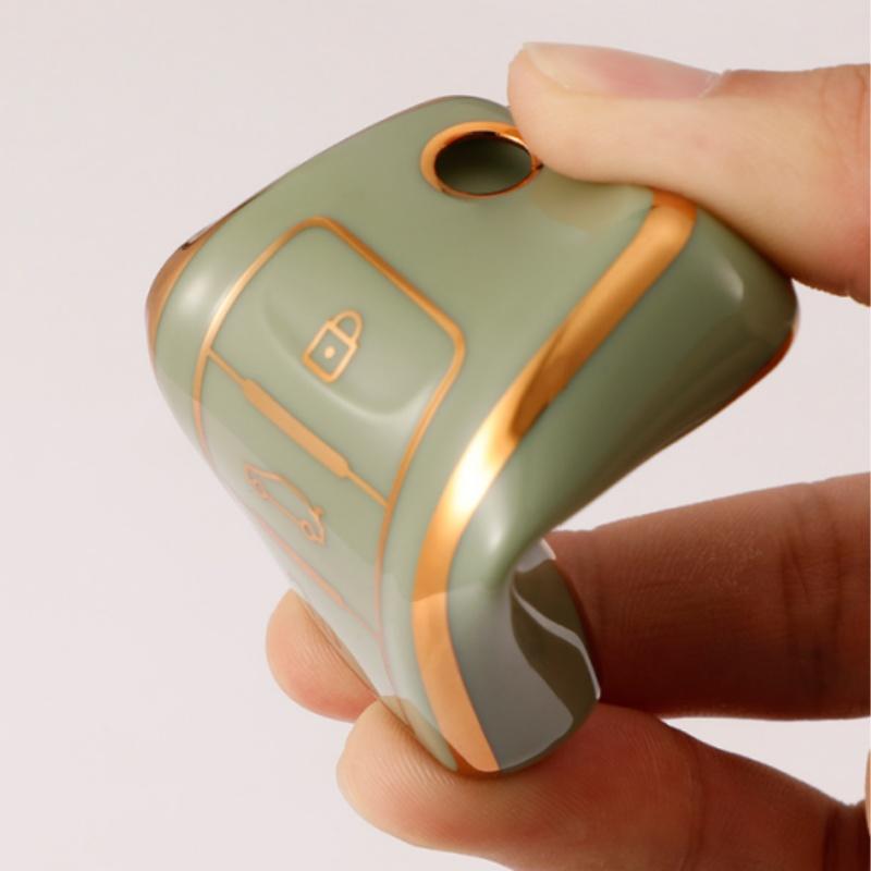 New Design TPU Car Key Case Cover Shell Fob For Volkswagen Polo Tiguan Passat B5 B6 B7 Golf 4 5 6 MK6 Jetta Lavida Skoda Octavia