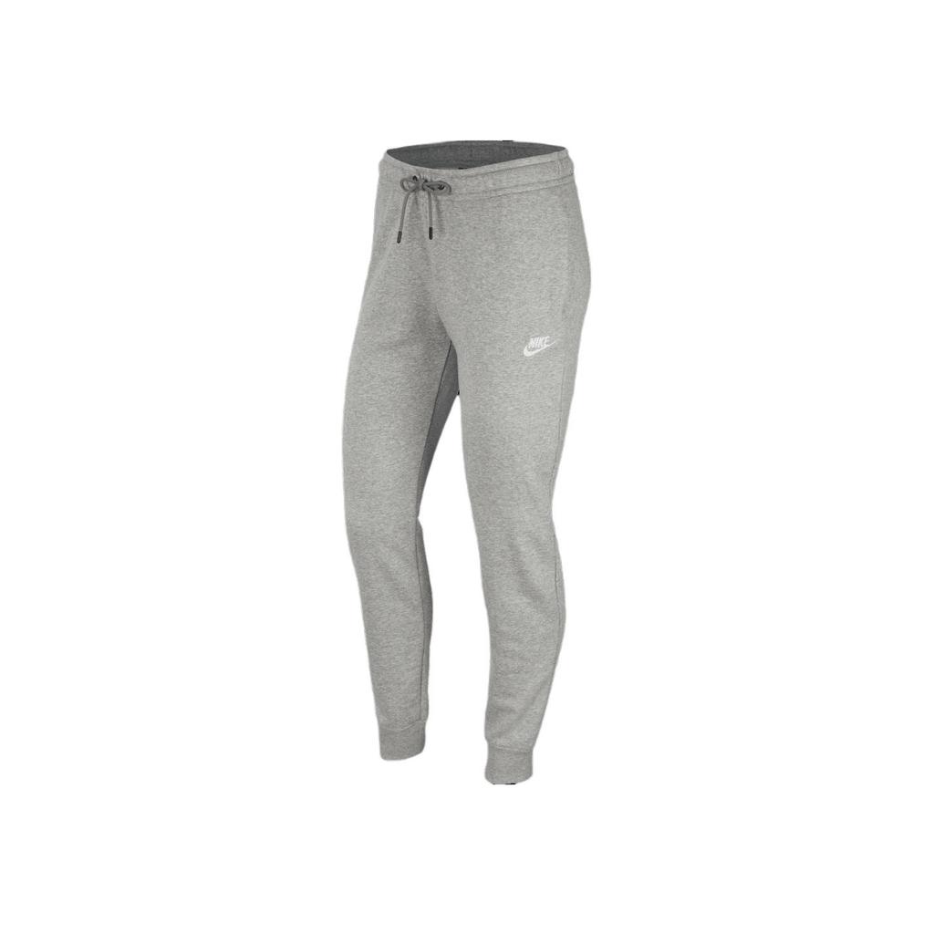 Nike Solid Color Elastic Pocket Logo Cuffed Casual Pants Women bottoms Gray BV4095-063