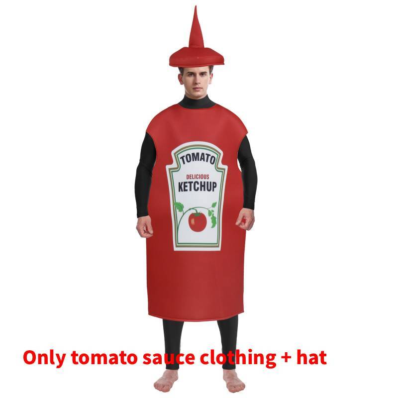 Halloween Snack Party Cosplay Costume For Adults With Polyester Fabric For Stage Performances