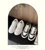 Thick-soled Leather Sewn Board Shoes Women's 2025 New Versatile Casual Shoes Heightening Women's Shoes Lace-up White Shoes Sports Shoes