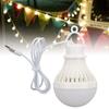 Emergency Rechargeable Light Bulb Outdoor Camping Bulb Energy Conservation Emergency USB Camping Lights for Home Outdoor 7W